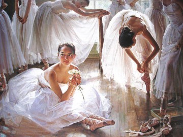Impresionismo Painting - Bailarinas Guan Zeju17